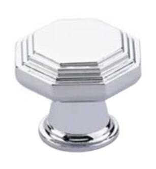 Emtek 86465 American Designer Transitional Heritage 1 1/4" Brass Midvale Cabinet Knob