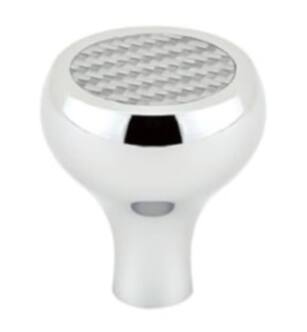 Emtek 86371 Contemporary 1 5/8" Carbon Fiber Black Cabinet Knob