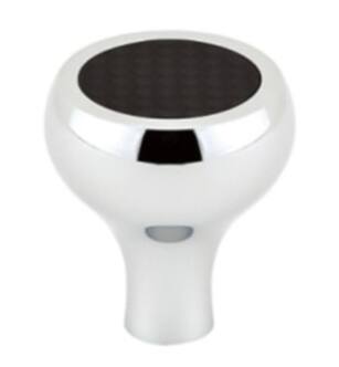 Emtek 86369 Contemporary 1 5/8" Carbon Fiber Black Cabinet Knob