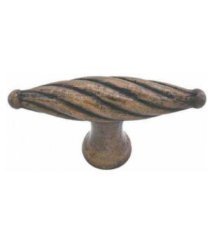 Emtek 86098 Tuscany 3" Bronze Twist Finger Cabinet Knob