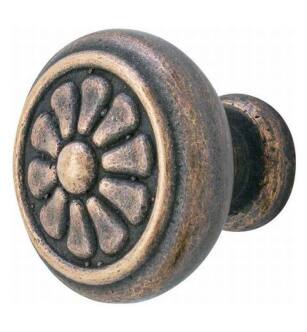 Emtek 86096 Tuscany 1 1/4" Bronze Petal Cabinet Knob