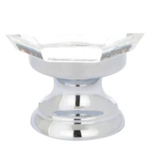 Emtek 86012 Crystal & Porcelain 1 1/4" Diamond Crystal Cabinet Knob