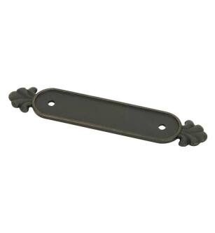 Emtek 86235 5 3/8" Tuscany Bronze Backplate for Cabinet Pull