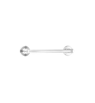 Emtek 260230US26 30" Wall Mount Towel Bar with Regular Rosette in Polished Chrome