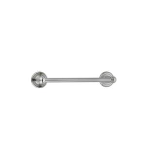 Emtek 260220US15A 24" Wall Mount Towel Bar with Regular Rosette in Pewter