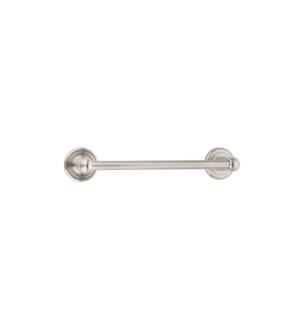 Emtek 260230US15 30" Wall Mount Towel Bar with Regular Rosette in Satin Nickel