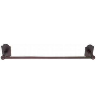 Emtek 230231MB 30" Wall Mount Single Towel Bar with #1 Rosette in Medium Bronze