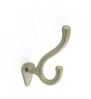 Emtek 86106TWB 1 1/4" Wall Mount Single Robe Hook in Tumbled White Bronze (TWB)