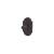 Emtek 23081FB Wall Mount Single Robe Hook with #1 Rosette in Flat Black Bronze
