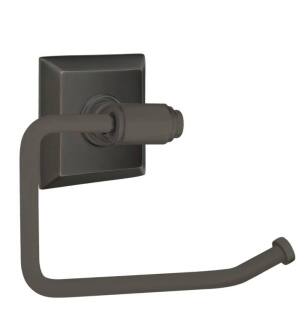 Emtek 290431US10B 6 7/8" Wall Mount Bar Toilet Paper Holder with Quincy Rosette in Oil Rubbed Bronze