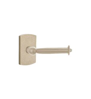 Emtek 23034TWB 6 1/2" Wall Mount Bar Toilet Paper Holder with #4 Rosette in Tumbled White Bronze (TWB)