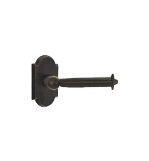 Emtek 23031MB 6 1/2" Wall Mount Bar Toilet Paper Holder with #1 Rosette in Medium Bronze