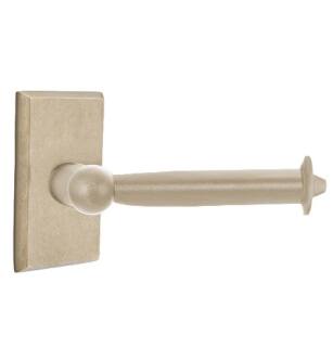 Emtek 23033TWB 6 1/2" Wall Mount Bar Toilet Paper Holder with #3 Rosette in Tumbled White Bronze (TWB)