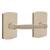 Emtek 23044TWB 7 3/8" Wall Mount Spring Rod Toilet Paper Holder with #4 Rosette in Tumbled White Bronze (TWB)