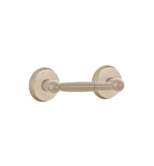Emtek 23042TWB 7 3/8" Wall Mount Spring Rod Toilet Paper Holder with #2 Rosette in Tumbled White Bronze (TWB)