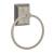 Emtek 260161US15A 6 7/8" Wall Mount Towel Ring with Wilshire Rosette in Pewter