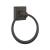 Emtek 23016MB 6 1/2" Wall Mount Towel Ring with #6 Rosette in Medium Bronze