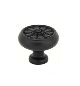 Emtek 86096FB Tuscany 1 1/4" Bronze Petal Cabinet Knob in Flat Black Bronze