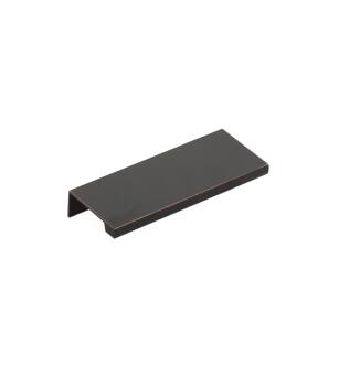 Emtek 87100US10B Contemporary 3" Center to Center Edge Cabinet Pull in Oil Rubbed Bronze
