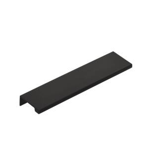 Emtek 87120US19 Contemporary 6" Center to Center Edge Cabinet Pull in Flat Black