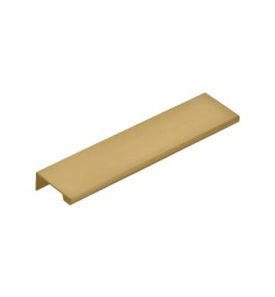 Emtek 87120US4 Contemporary 6" Center to Center Edge Cabinet Pull in Satin Brass