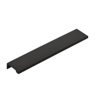 Emtek 87130US19 Contemporary 8" Center to Center Edge Cabinet Pull in Flat Black