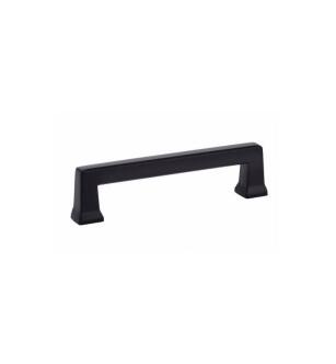 Emtek 86425US19 American Designer Alexander 4" Center to Center Handle Cabinet Pull in Flat Black