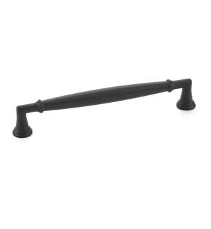Emtek 86477US19 American Designer Westwood 6" Center to Center Handle Cabinet Pull in Flat Black
