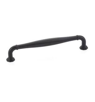 Emtek 86473US19 American Designer Blythe 6" Center to Center Bar Cabinet Pull in Flat Black