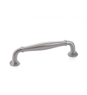 Emtek 86472US15 American Designer Blythe 4" Center to Center Bar Cabinet Pull in Satin Nickel