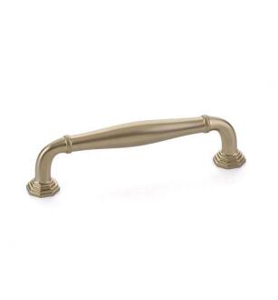 Emtek 86472US4 American Designer Blythe 4" Center to Center Bar Cabinet Pull in Satin Brass