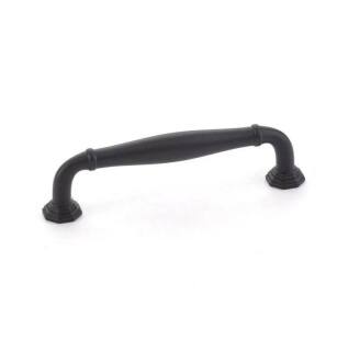 Emtek 86472US19 American Designer Blythe 4" Center to Center Bar Cabinet Pull in Flat Black
