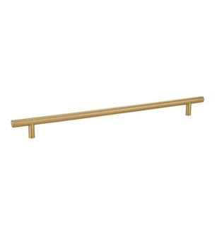 Emtek 86365US4 Contemporary 12" Center to Center Bar Cabinet Pull in Satin Brass