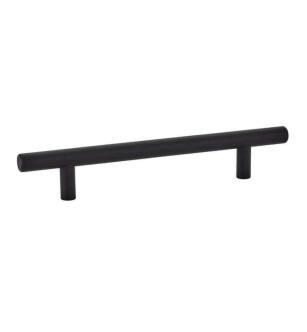 Emtek 86361US19 Contemporary 5" Center to Center Bar Cabinet Pull in Flat Black