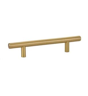 Emtek 86360US4 Contemporary 4" Center to Center Bar Cabinet Pull in Satin Brass