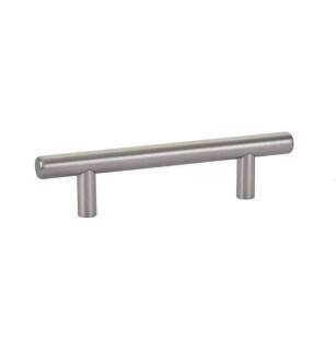 Emtek 86359US15 Contemporary 3 1/2" Center to Center Bar Cabinet Pull in Satin Nickel