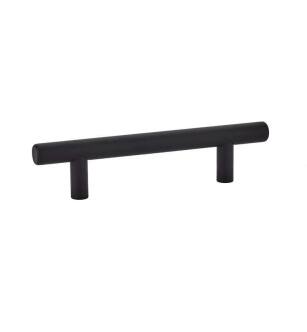 Emtek 86359US19 Contemporary 3 1/2" Center to Center Bar Cabinet Pull in Flat Black