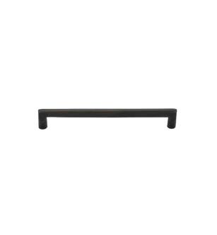 Emtek CS86349MB Rustic Sandcast Bronze 12" Center to Center Rail Appliance Pull with Concealed Surface in Medium Bronze