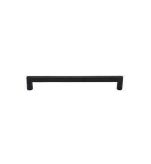 Emtek BTB86349FB Rustic Sandcast Bronze 12" Center to Center Rail Appliance Pull with Back to Back in Flat Black