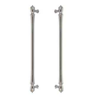 Emtek BTB86344US14 American Designer 18" Center to Center Spindle Appliance Pull with Back to Back in Polished Nickel