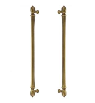 Emtek BTB86344US7 American Designer 18" Center to Center Spindle Appliance Pull with Back to Back in French Antique