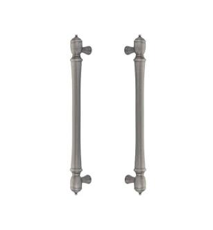 Emtek BTB86343US15A American Designer 12" Center to Center Spindle Appliance Pull with Back to Back in Pewter