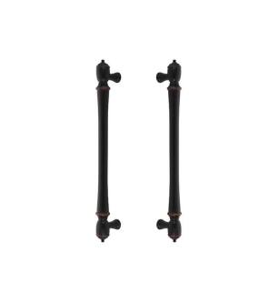 Emtek BTB86343US10B American Designer 12" Center to Center Spindle Appliance Pull with Back to Back in Oil Rubbed Bronze