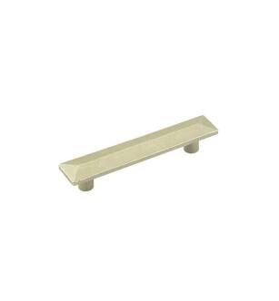 Emtek 86330TWB Rustic Sandcast Bronze 4" Center to Center Pyramid Bar Cabinet Pull in Tumbled White Bronze (TWB)