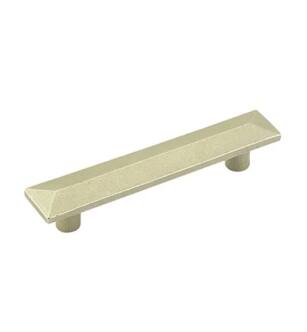 Emtek 86328TWB Rustic Sandcast Bronze 3" Center to Center Pyramid Bar Cabinet Pull in Tumbled White Bronze (TWB)