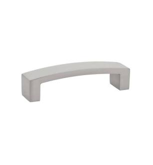 Emtek 86325US15 Contemporary Mid Century Modern 4" Center to Center Bauhaus Cabinet Pull in Satin Nickel