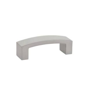 Emtek 86324US15 Contemporary Mid Century Modern 3" Center to Center Bauhaus Cabinet Pull in Satin Nickel