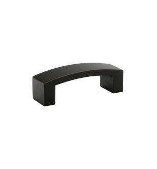 Emtek 86324US10B Contemporary Mid Century Modern 3" Center to Center Bauhaus Cabinet Pull in Oil Rubbed Bronze