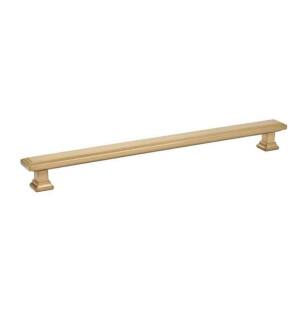 Emtek 86303US4 American Designer Geometric 10" Center to Center Rectangular Cabinet Pull in Satin Brass
