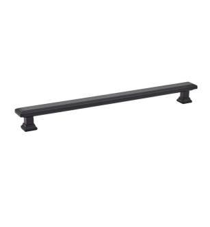 Emtek 86303US19 American Designer Geometric 10" Center to Center Rectangular Cabinet Pull in Flat Black